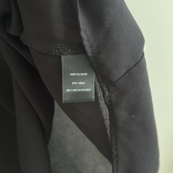 Torrid Georgette Hi-Low Tunic Black Blouse - Picture 9 of 12